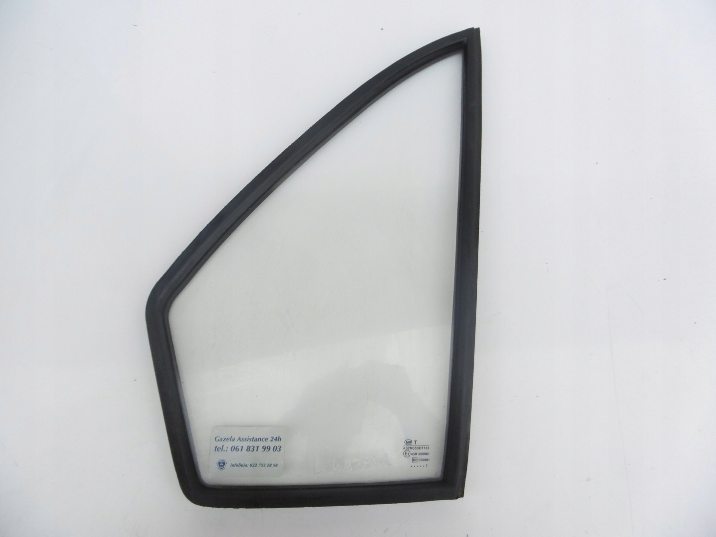 window TROJKAT door left front GAZELLE GAZ GAZELA