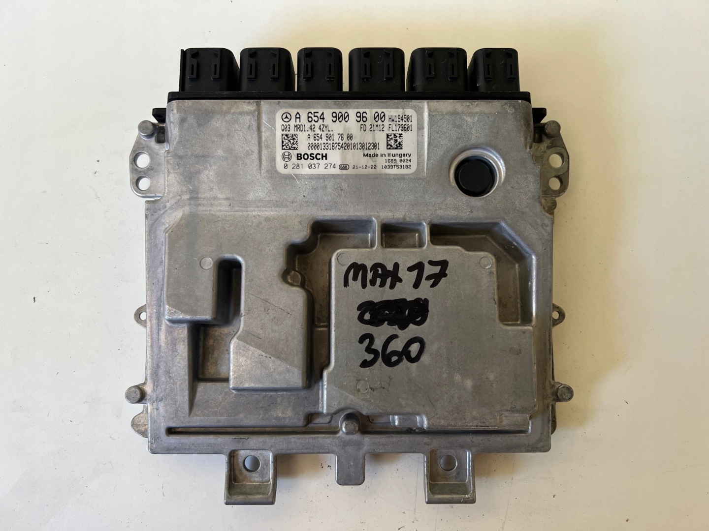 MERCEDES CLA KLASA 2.0 CDI A6549009600 A6549017600 0281037274 computer ECU