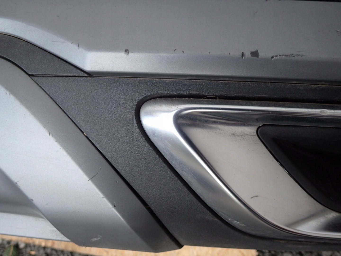 bumper rear part rear AUDI Q7 4M II S LINE LIFT 2019