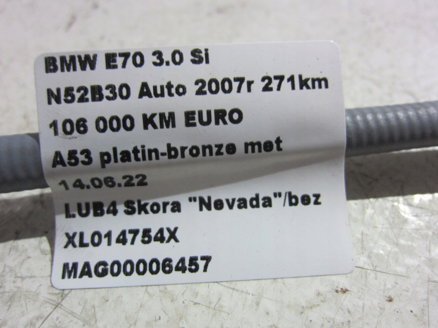 BMW X5 E70 3.0 N52 SONDA LAMBDA REGULACYJN 7558081