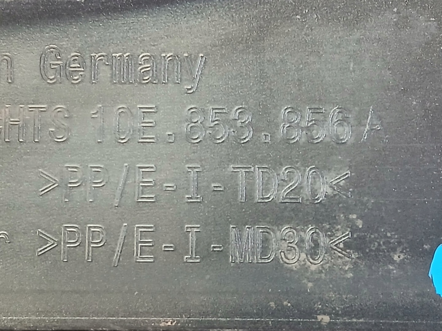 Prah lišta Prahová pravá CUPRA BORN 10E 10E853856A