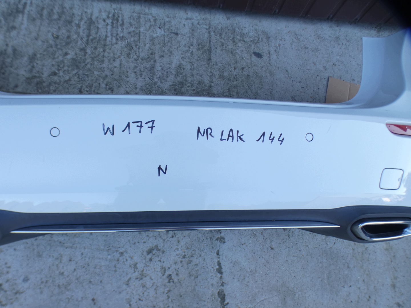 Mercedes A klasse W177 stoßstange heck hinten 144