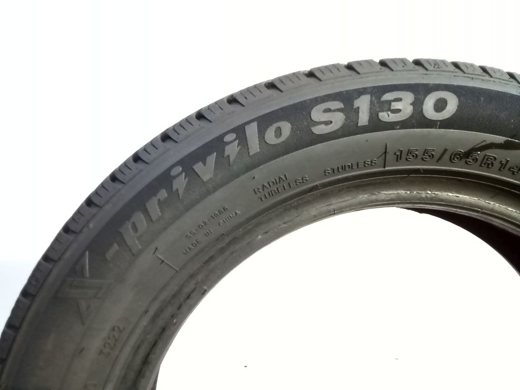 tyres Tracmax X-Privilo S130 155/65/14 75T 2022 6,6mm