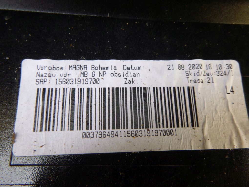 MERCEDES G KLASA W463 464 LIFT 18- front bumper