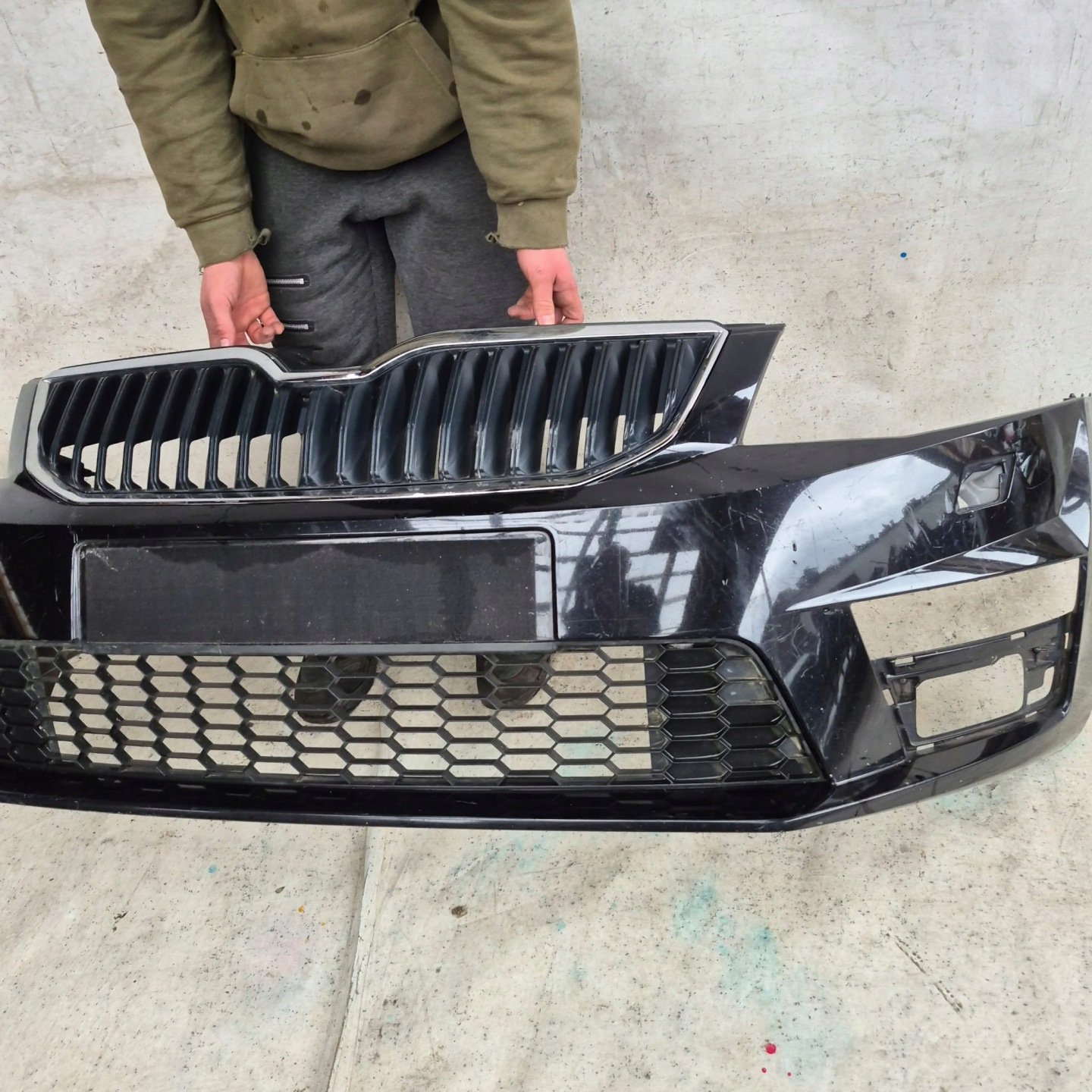 SKODA OCTAVIA III RS 5E0 12- bumper front front SPR 5E0807221F