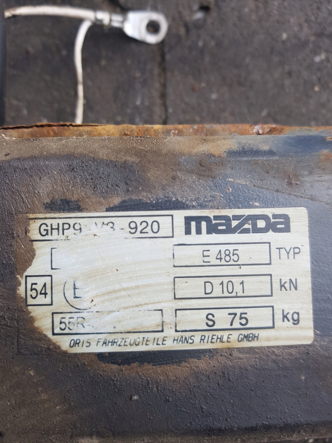 towing MAZDA 6 GJ GHP9-V3-920