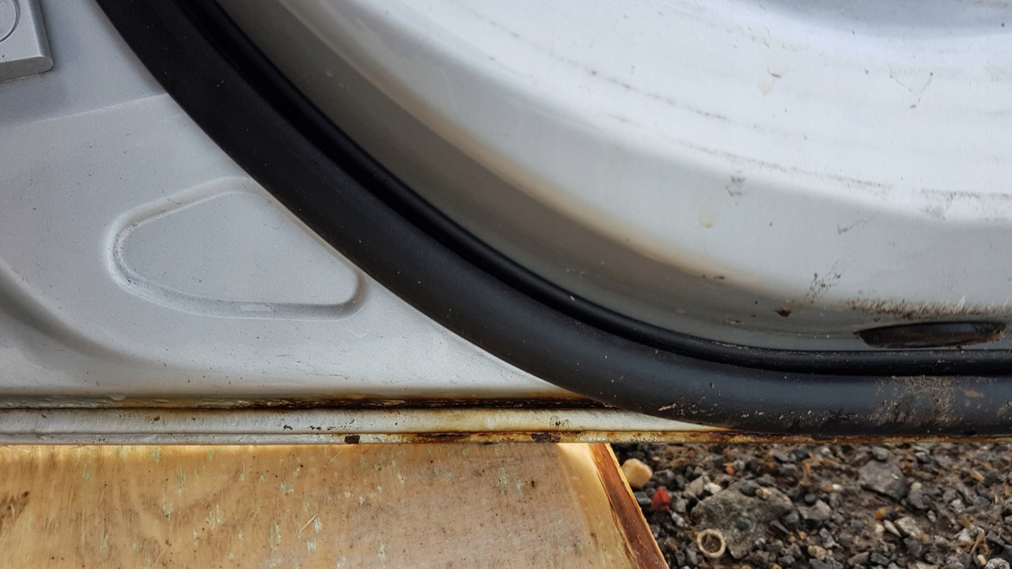 door BMW 3 E46 TITANSILBER left front complete