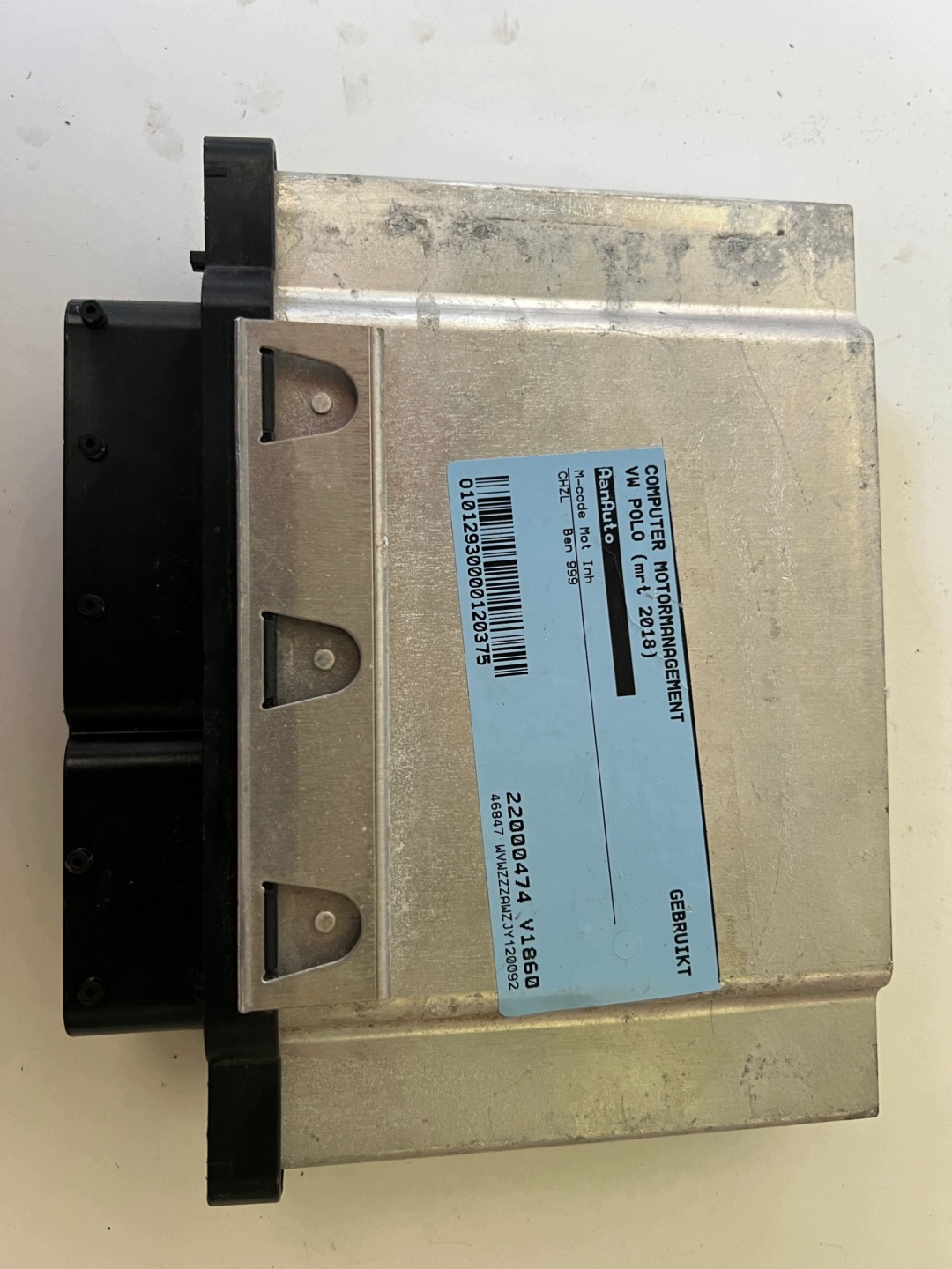 VW POLO 1.0B 0261S17501 04C907309AT 1039T05927 computer ECU