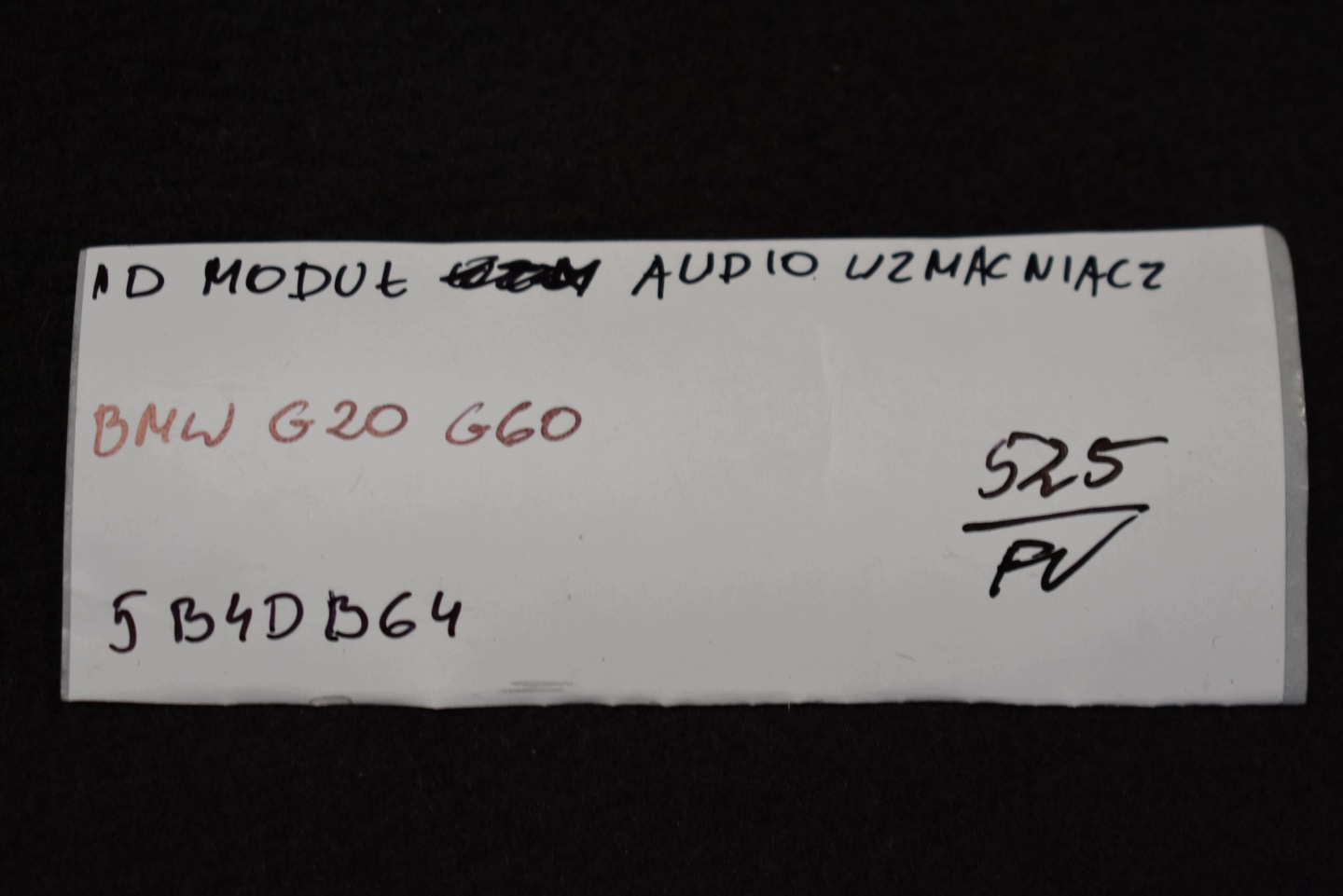 perfetto stato modulo centralina AUDIO amplificatore 5B4DB64 BMW G20 G60