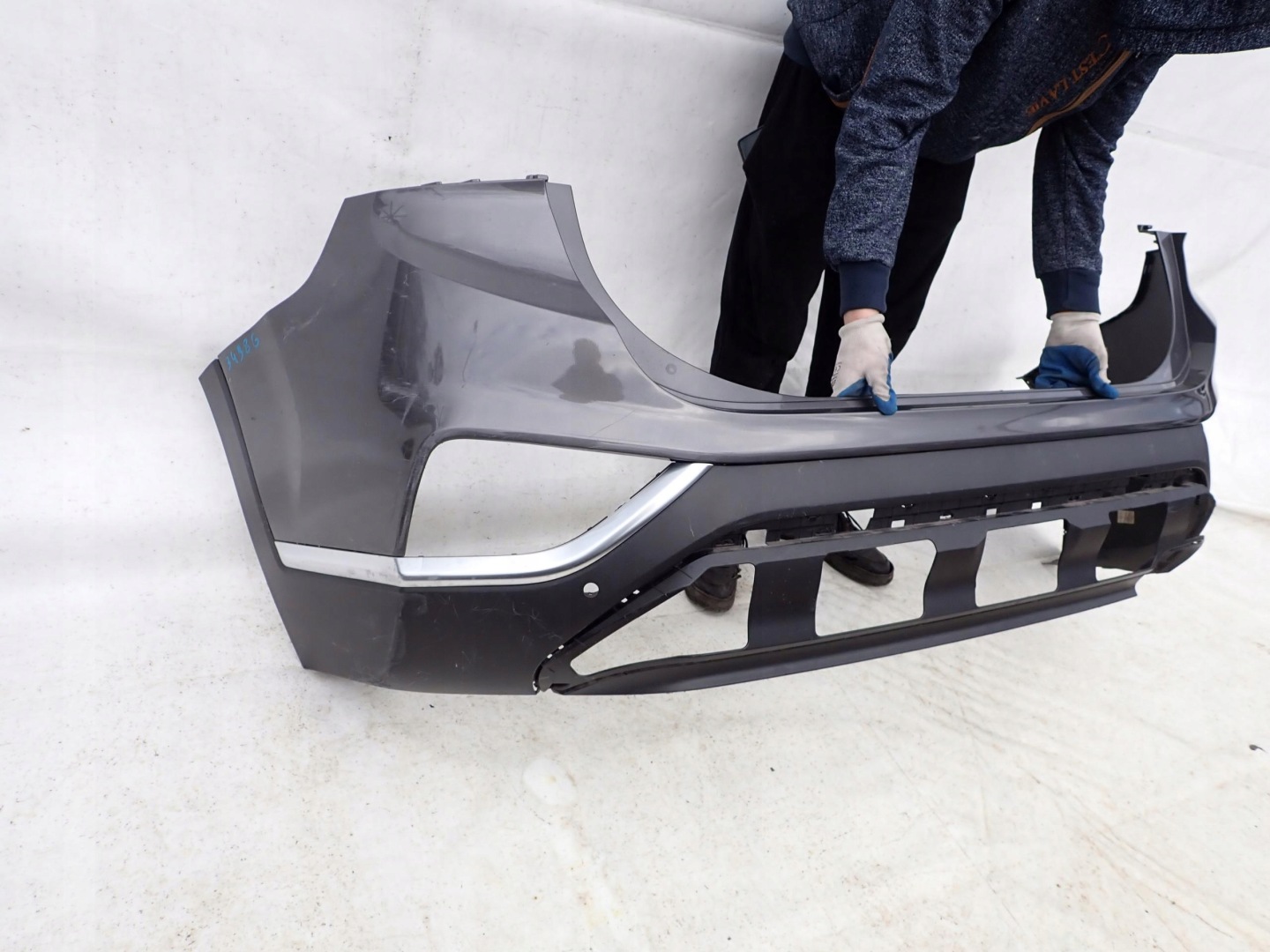 HYUNDAI SANTA FE IV 18- bumper rear part rear PDC