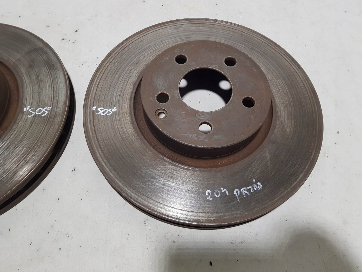 discs front front KOMPLET MERCEDES W207 W204