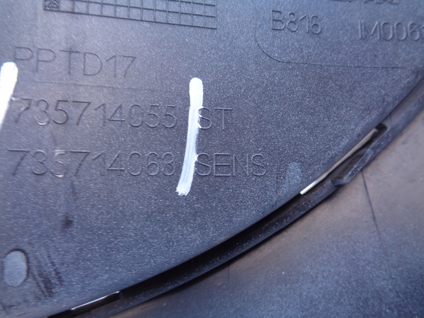 FRONTSTOSSSTANGE FIAT 500 II 20- NR 43796
