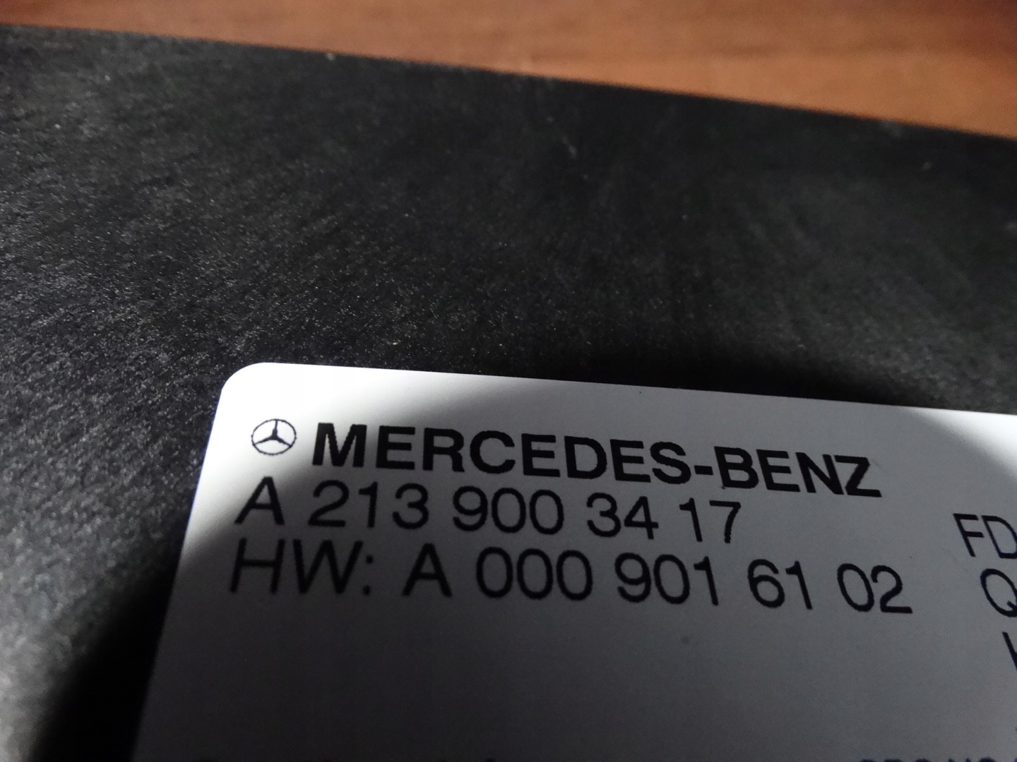 IDEALNY module control unit MERCEDES W213 W217 W222 1 9
