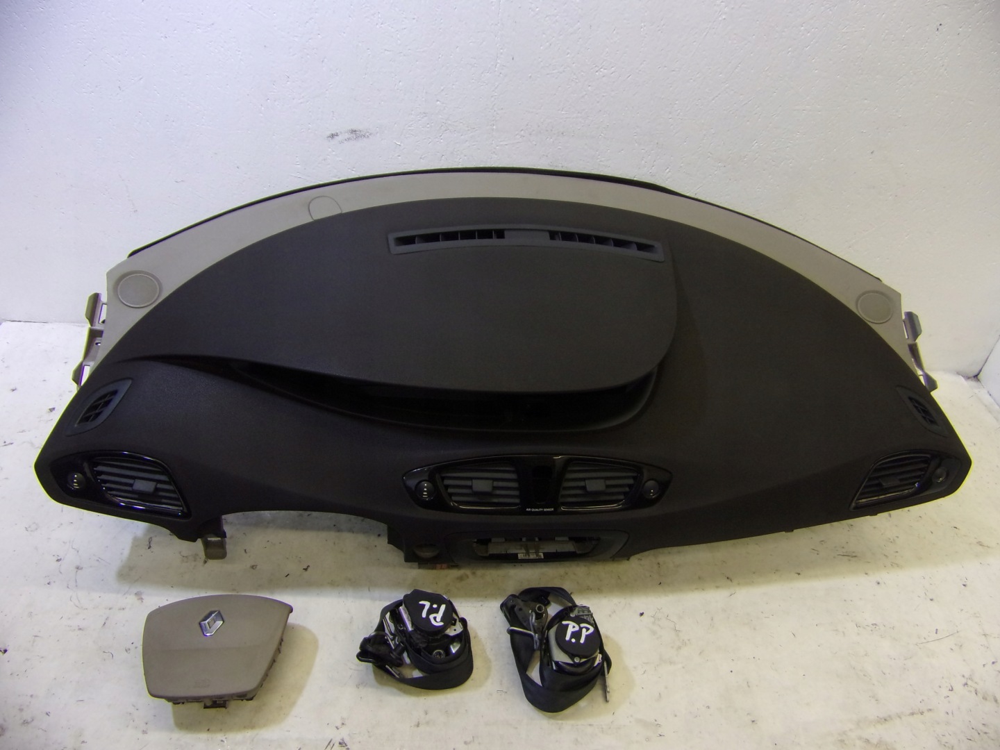 dashboard instrument panel RENAULT SCENIC 3 + airbag + tension belts