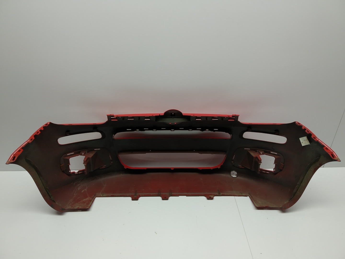 11+ Fiat Panda 3 III bumper front original red