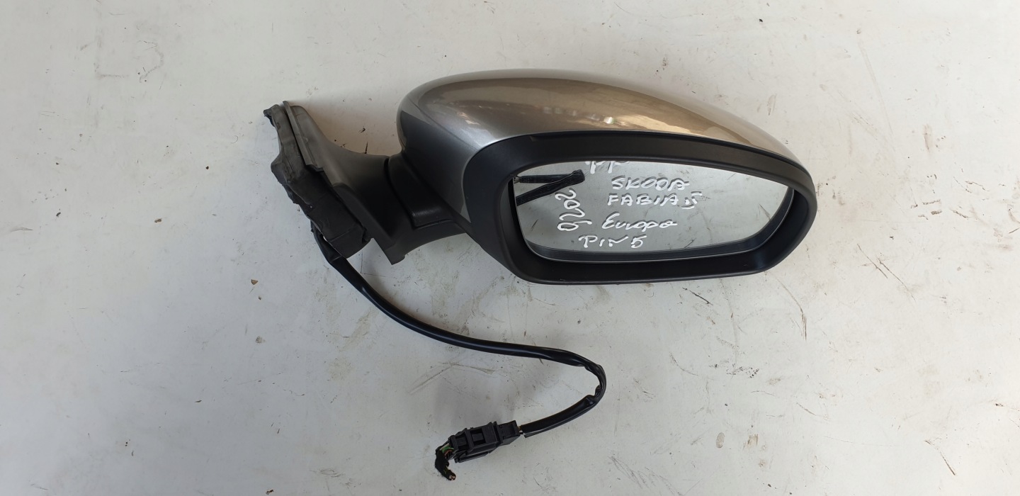 mirror PP SKODA FABIA II 2007-2014 9202 5 PIN