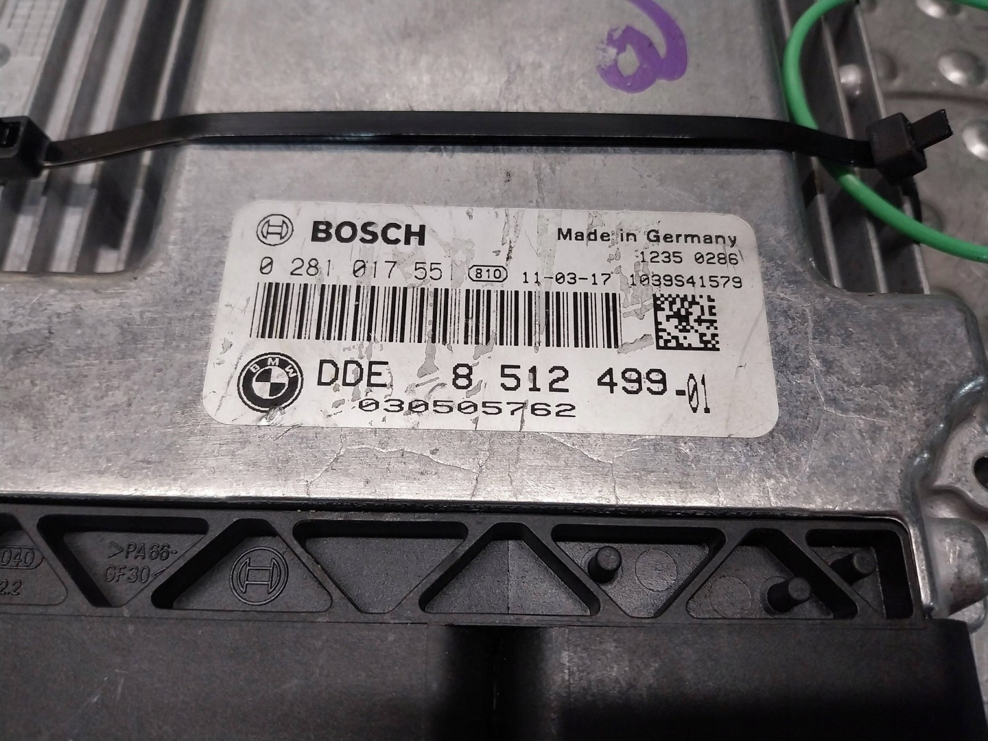 control unit computer of the engine 8512499 0281017551 BMW X1 E84 E87 N47D20C