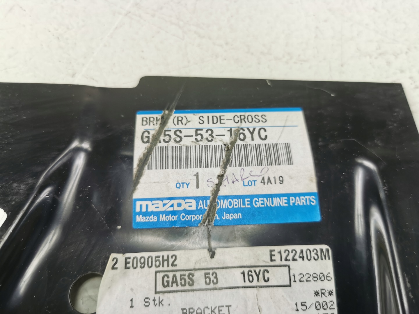 Support plaque PANEL Avant MAZDA 626 WAGON ...-1999 / GA5S5316YC