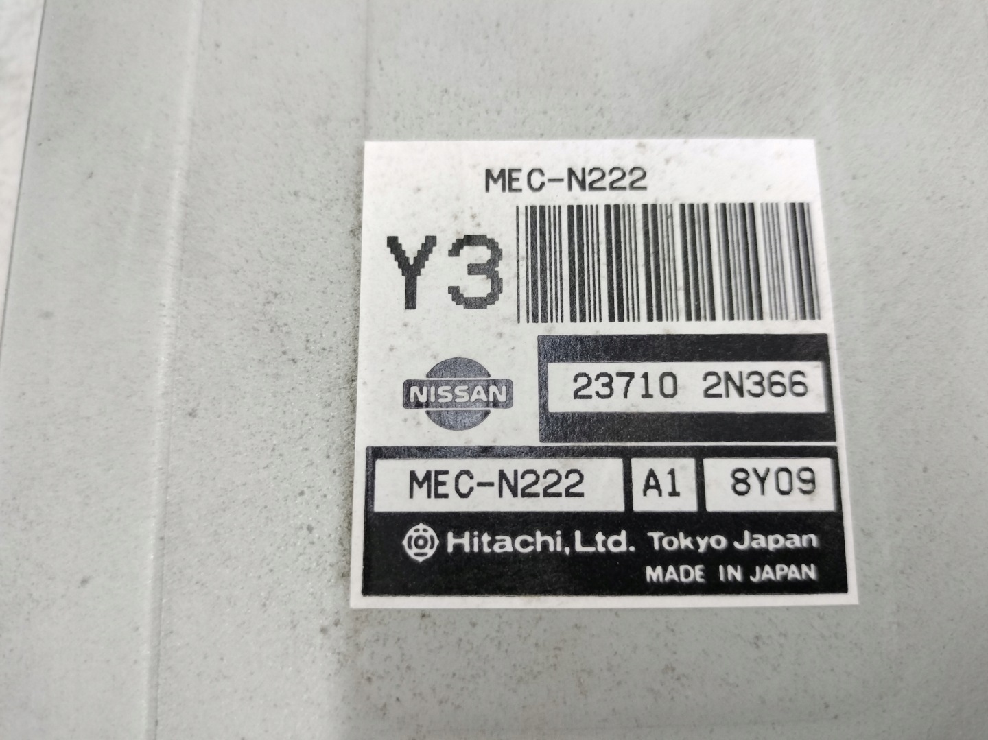ECU NISSAN ALMERA 1.4 16V 237102N366