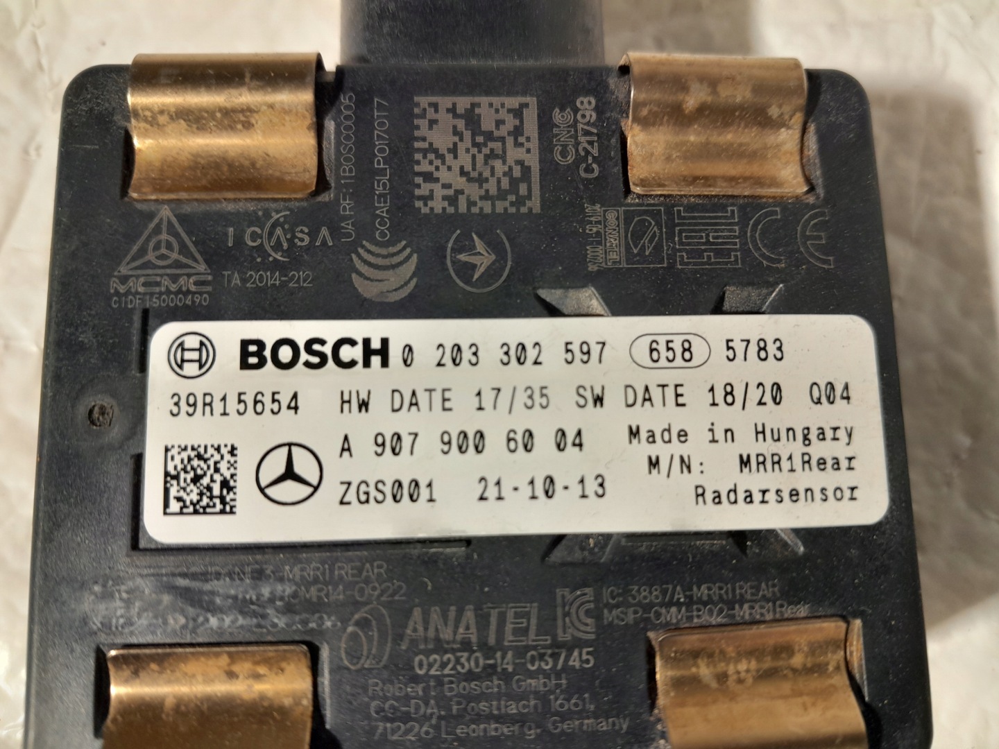 MERCEDES SPRINTER W907 RADAR DISTRONIC A9079006004