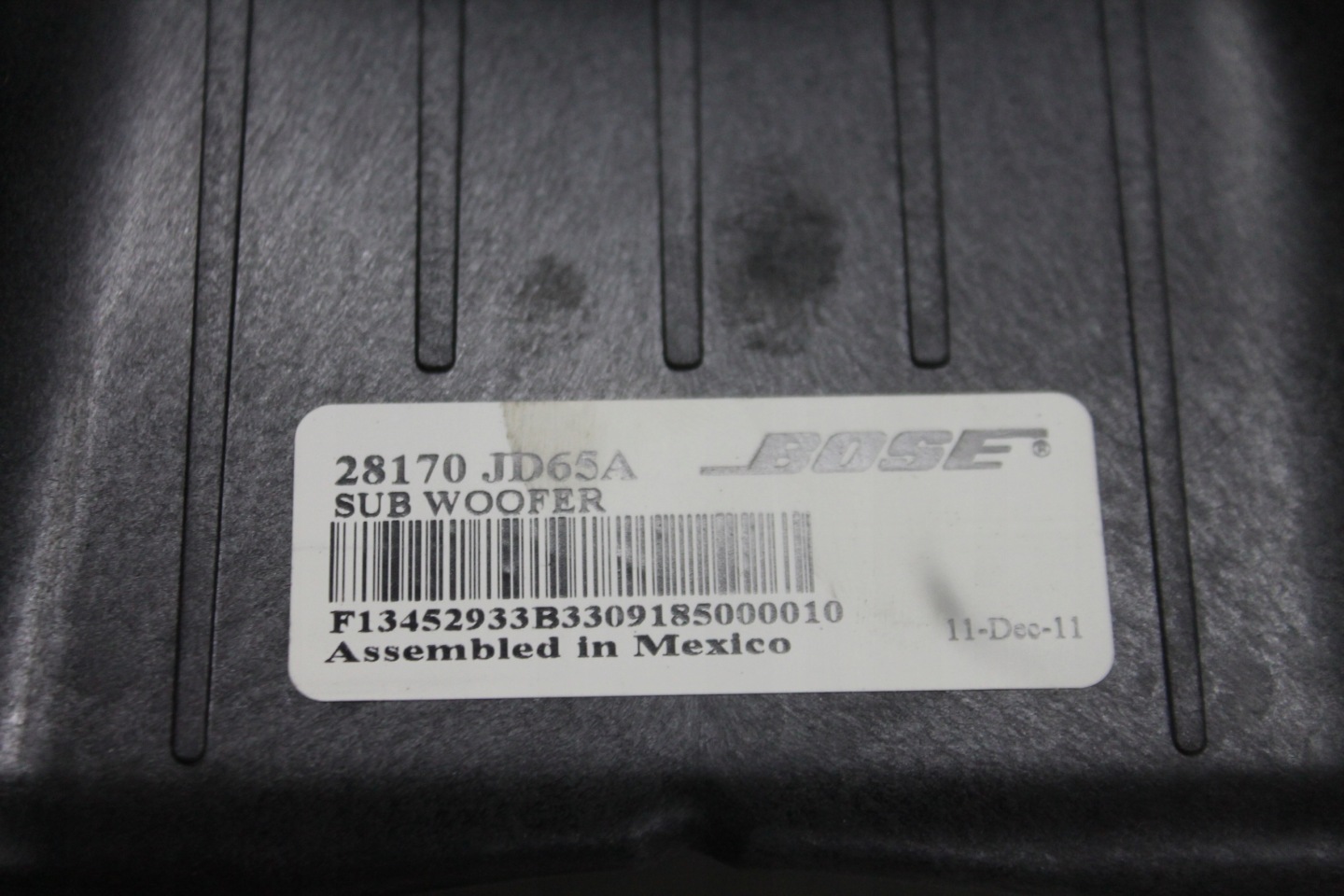 speaker speakers running board BOSE KOMPLET QASHQAI J10