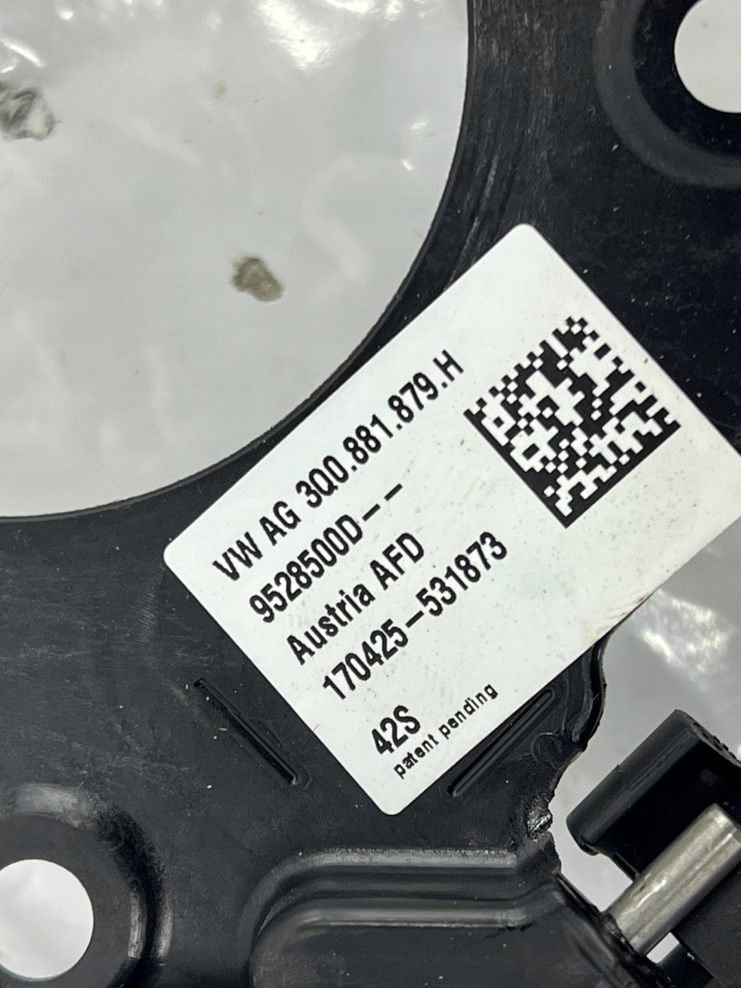 A5 A4 B9 8W mechanism OPARCIA seat right front 3Q0881879H