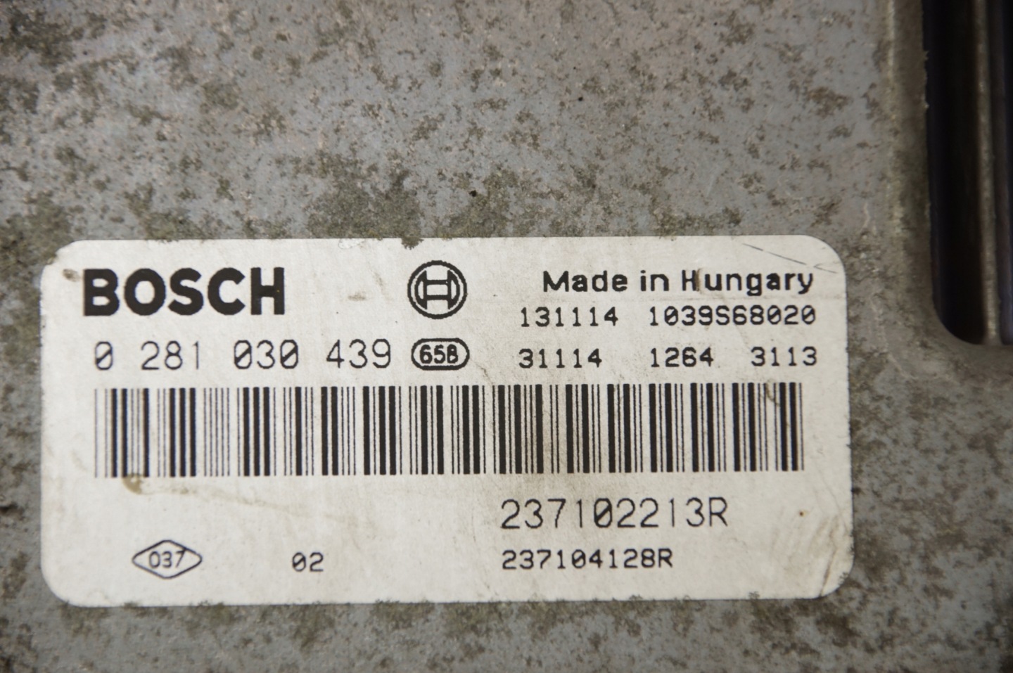 computer Motore ECU 237102213R 1.5 DCI DACIA LOGAN