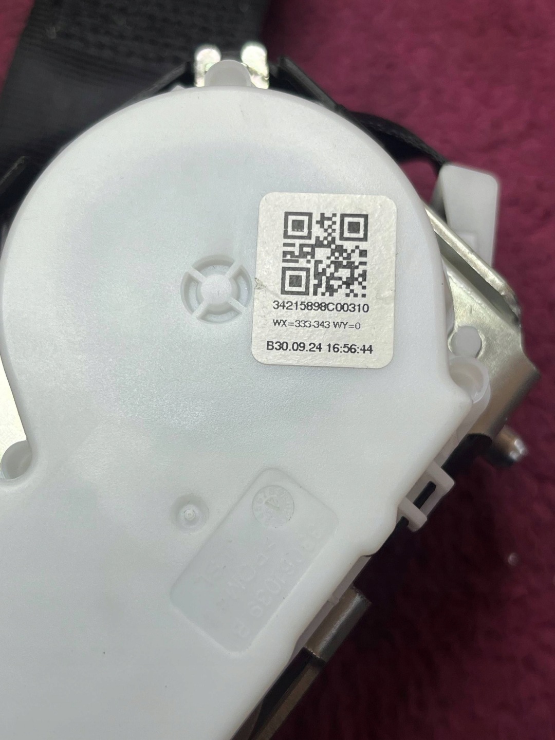 Gurten Sicherheits links heck Skoda Kamiq 3G0857737DE