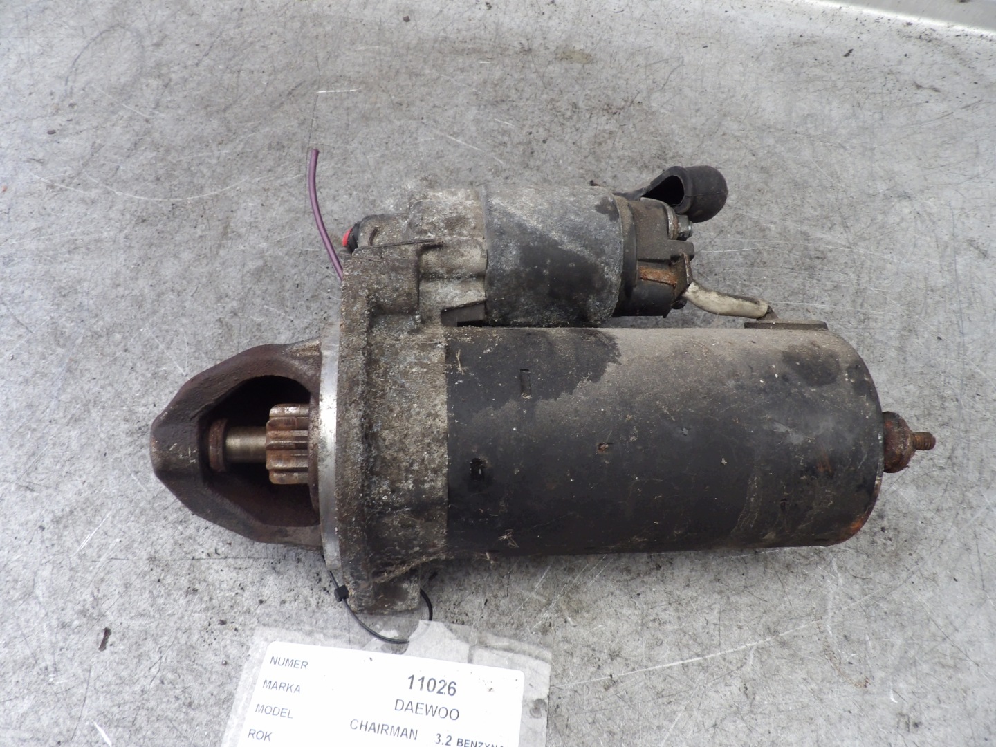 Daewoo chairman, Mercedes 3,2d starter