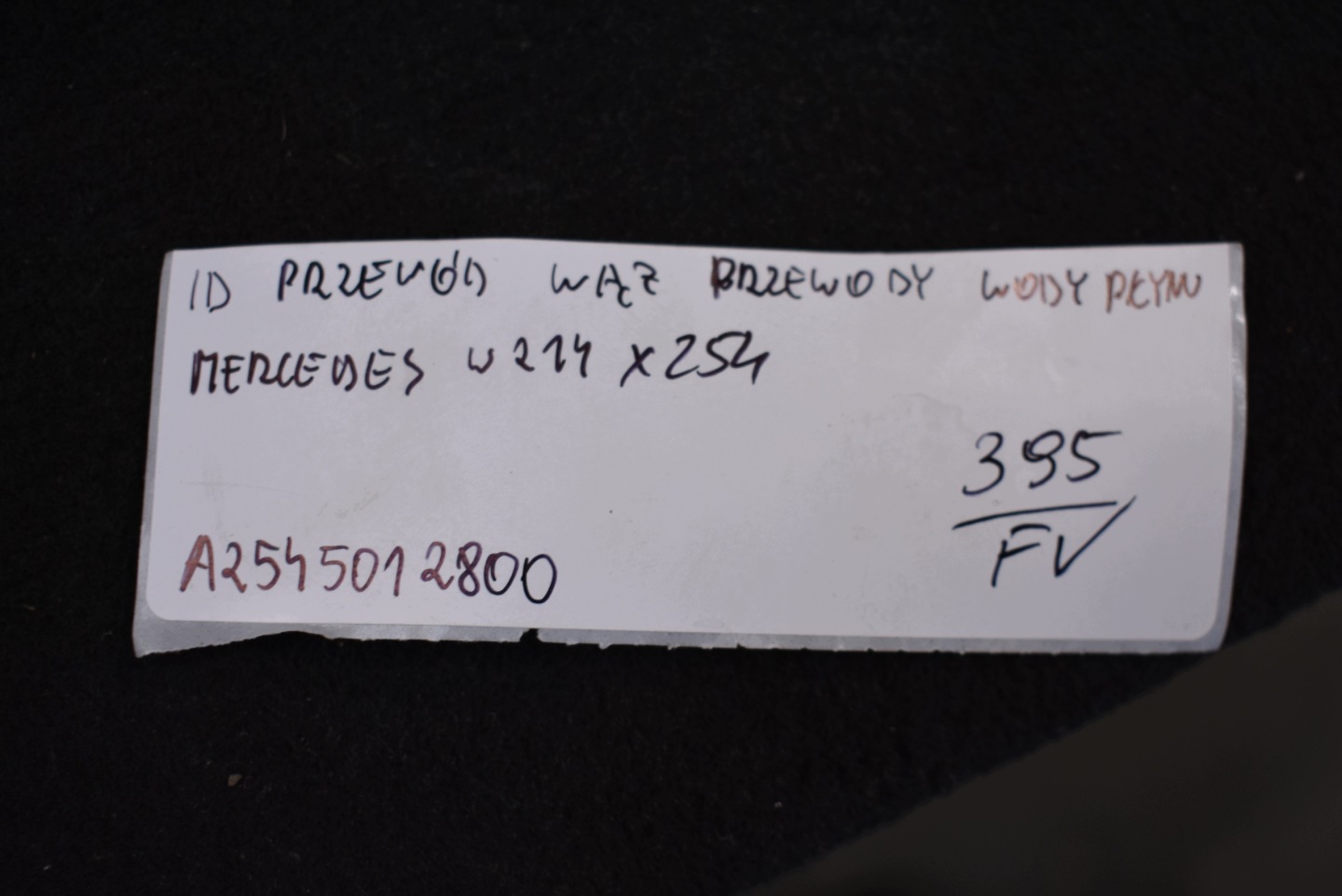 savršeno stanje prijenos crijevo vode MERCEDES W214 X254 1
