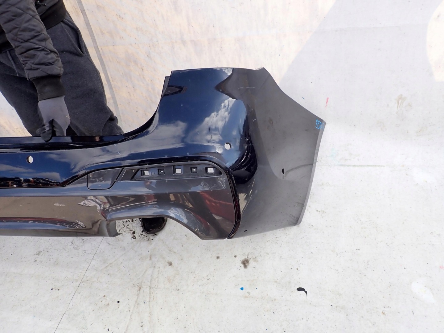BMW 5 G31 KOMBI m-packet 17- bumper rear part rear PDC
