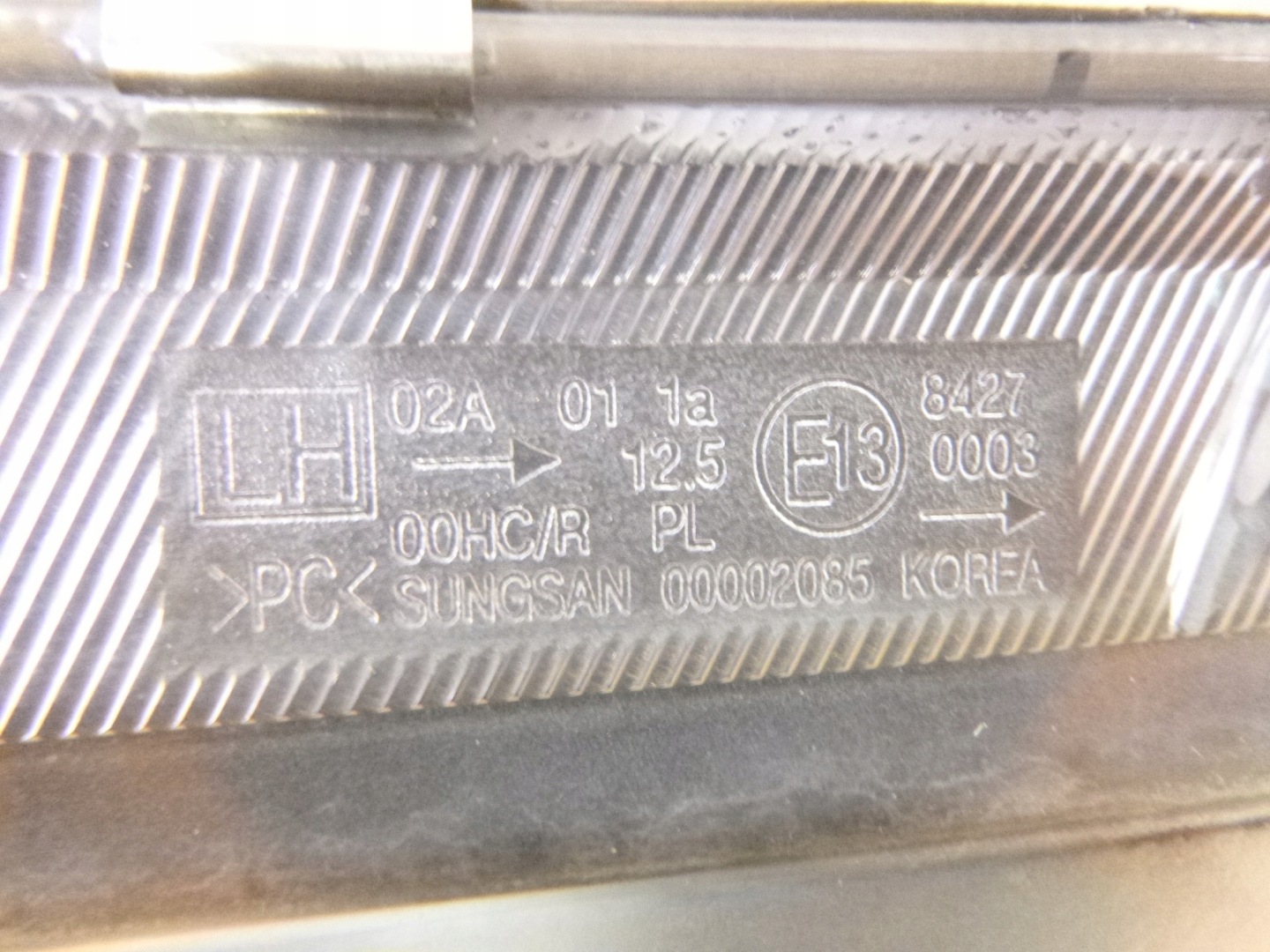 light front left Daewoo Chevrolet Kalos 2006r.