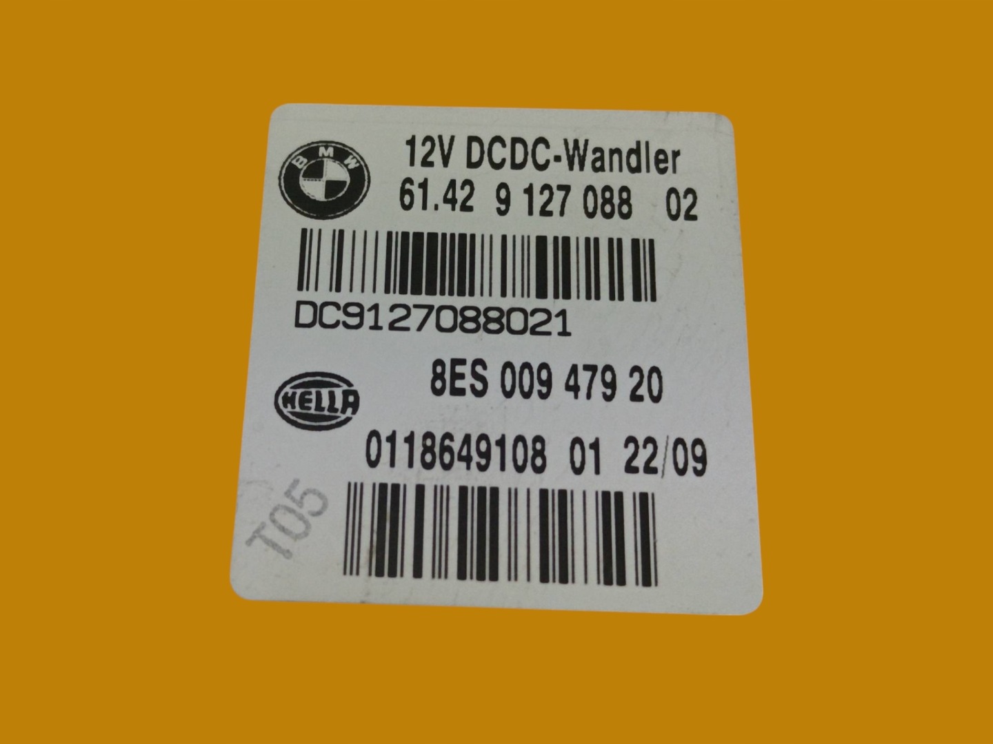 Unité commande moteur 9127088 Bmw Seria 3 V (2005-2012) E90