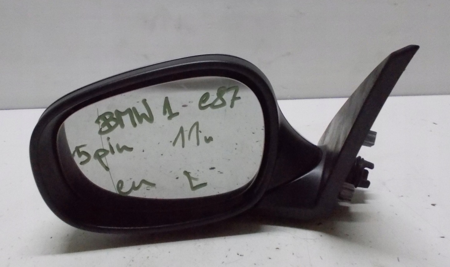 BMW E87 2.0 D 11R mirror left 5 PIN A52 EUROPA