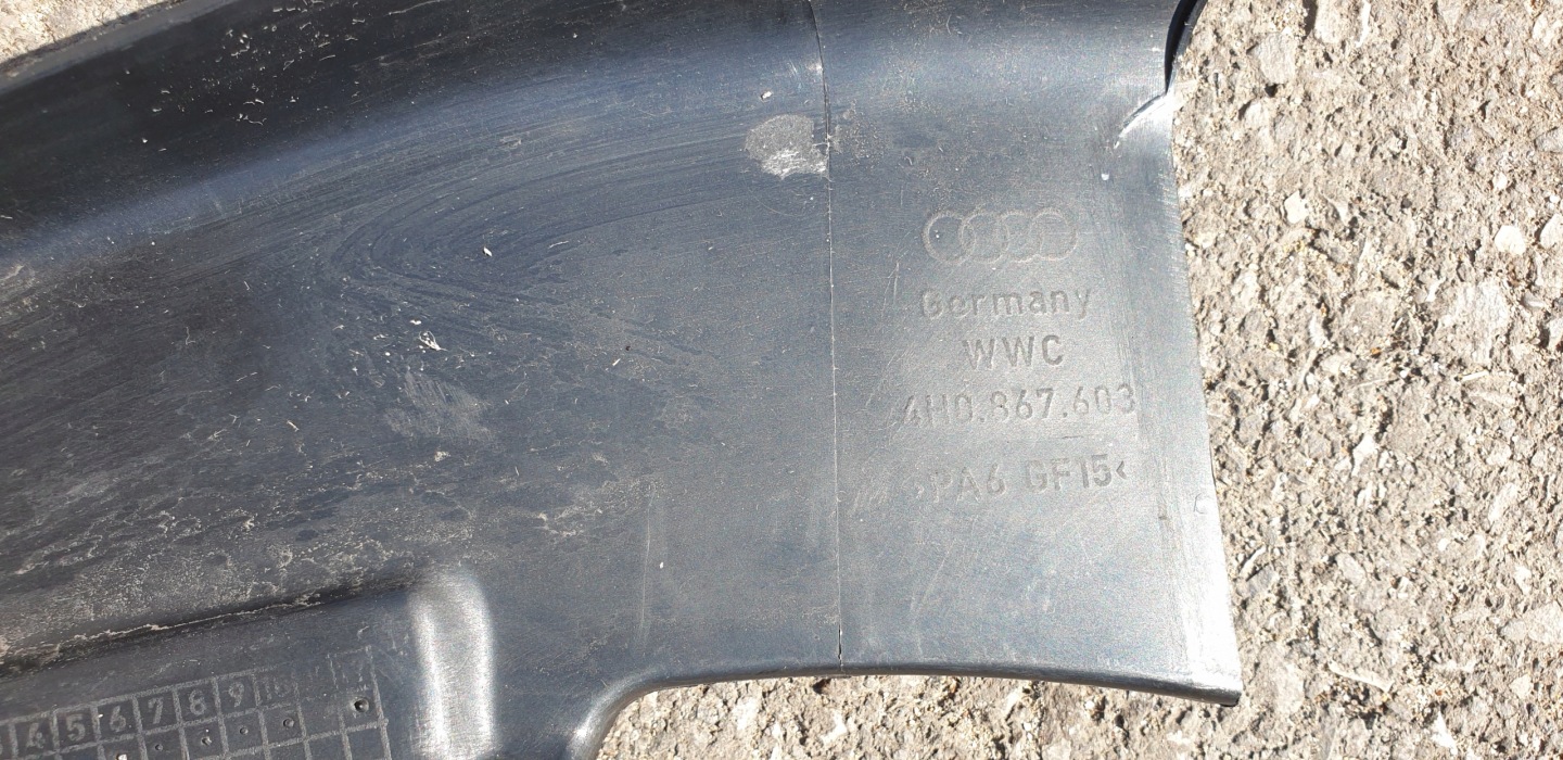 cover door frame moulding left rear part AUDI A8 D4 4H KROTKI OE