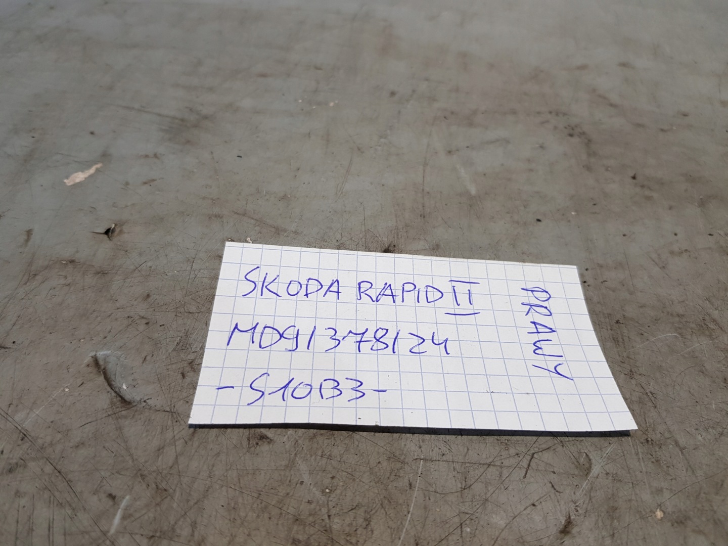 visor visor right SKODA RAPID II