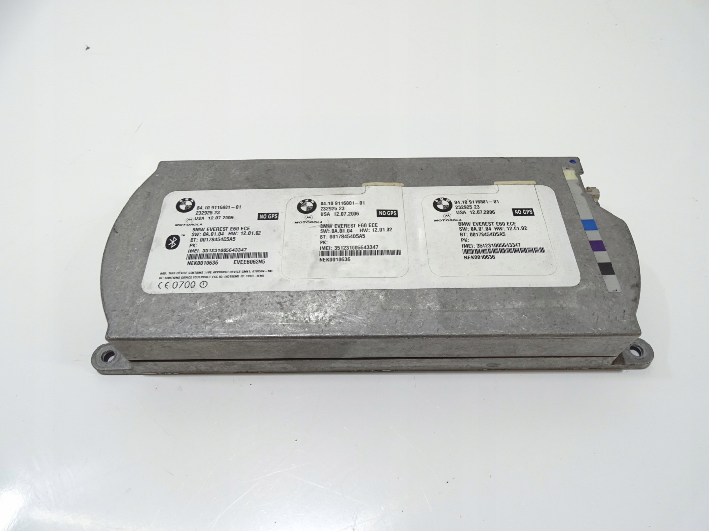 modul Bedienteil BLUETOOTH BMW E60 E61 OE 9116801 (4642658)