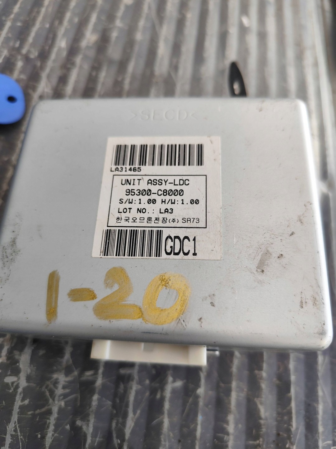 HYUNDAI I20 II 1.1 CRDI computer running board STARTOWY KOMPLET 391402A100