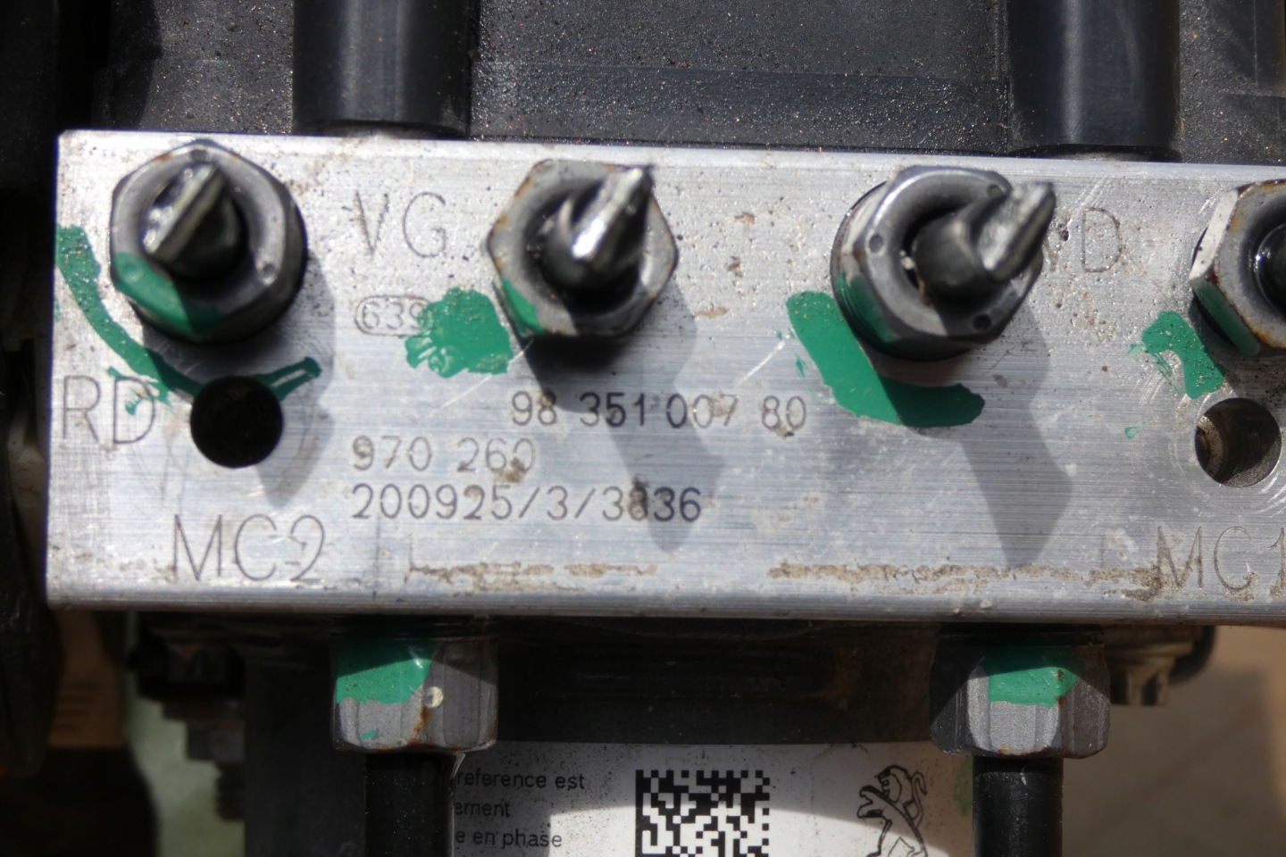 pump ABS control unit PEUGEOT 308 III 3 9846767680