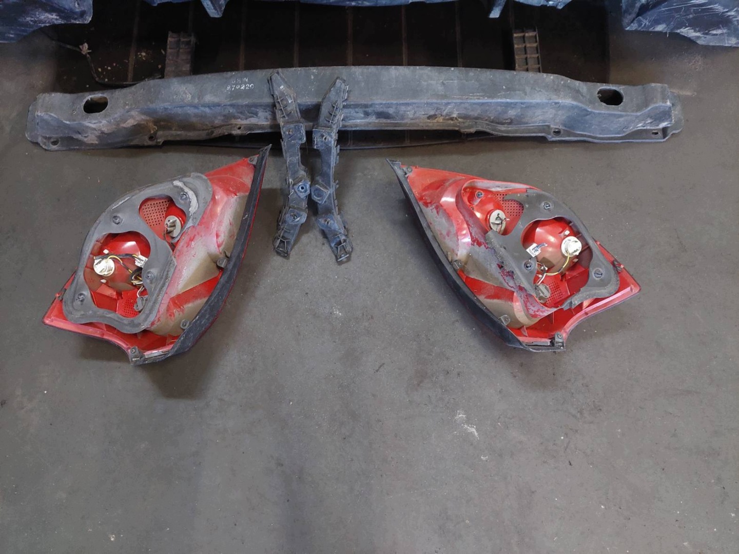 complete rear part KIA CEED and 5K trunk door boot bumper rear part lights rear part