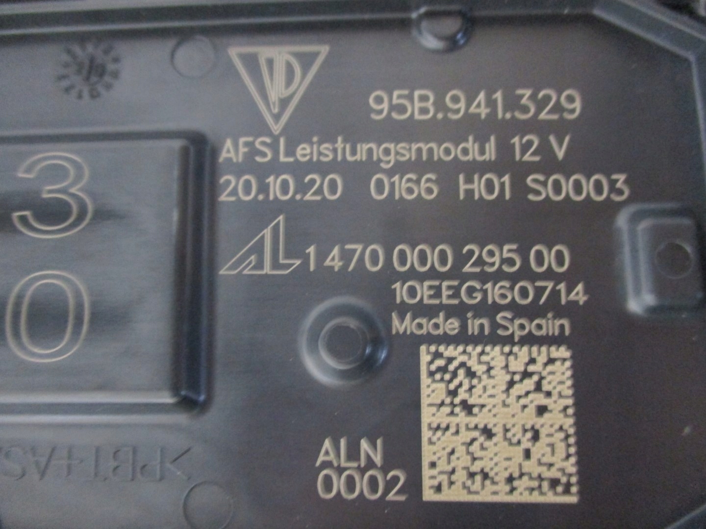 light left FULL LED MACAN 95B941009AS MATRIX