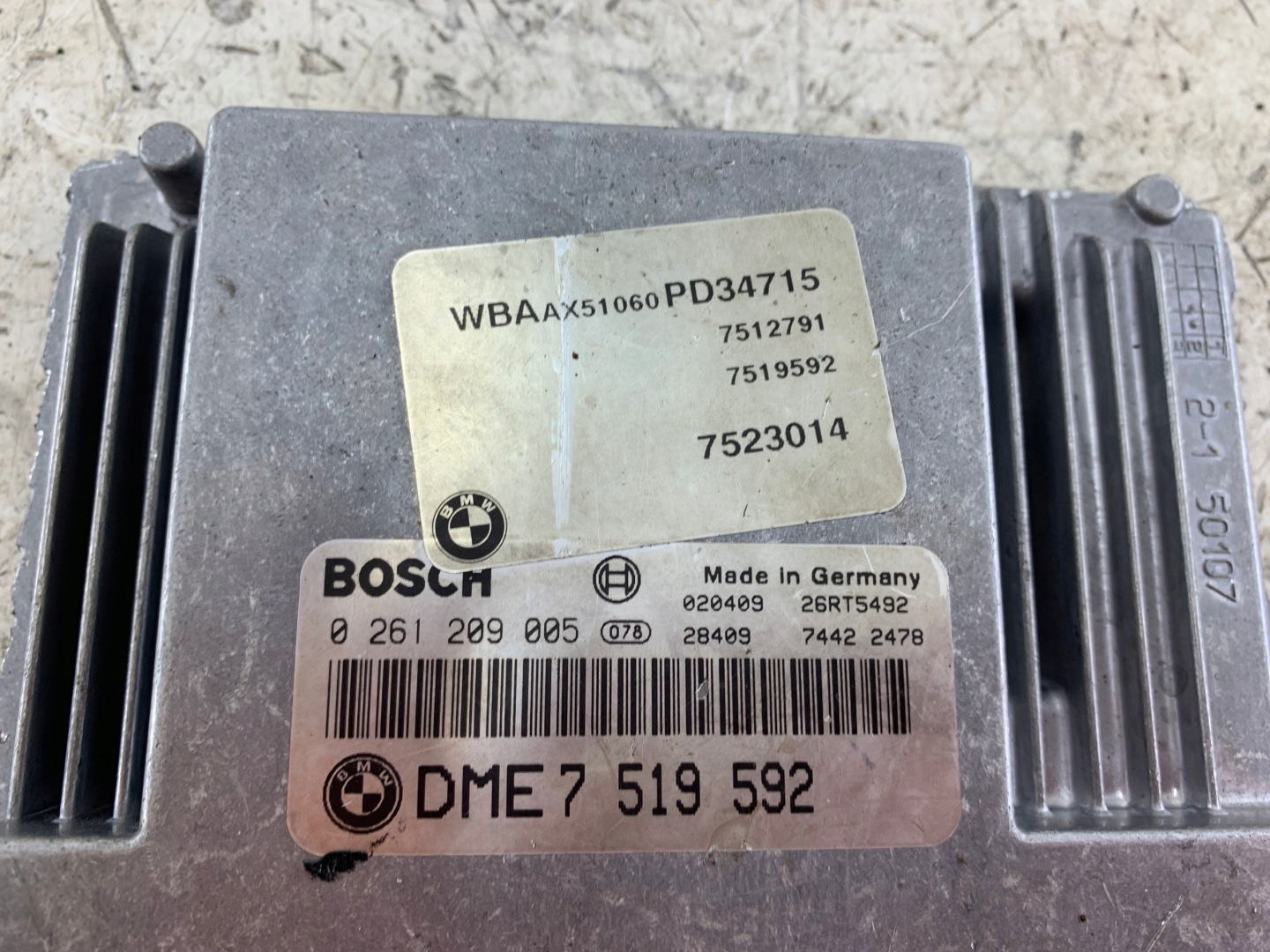 BMW E46 1.8 2.0 kompjuter računalo motora 7519592
