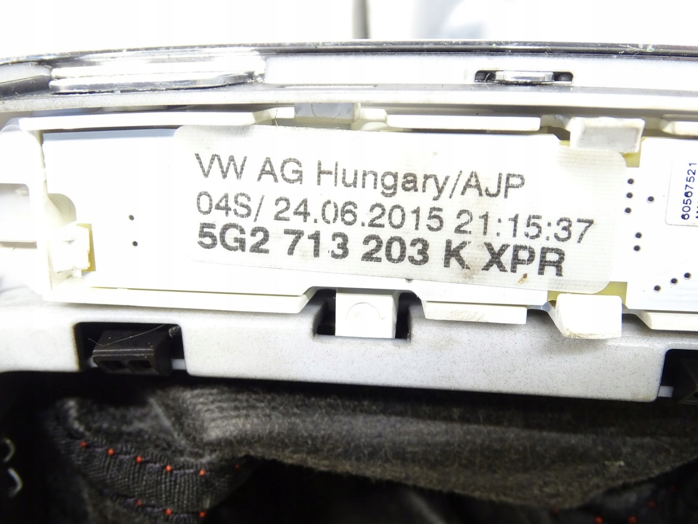 LEVA CAMBIO VW GOLF VII 7 5G2713203K