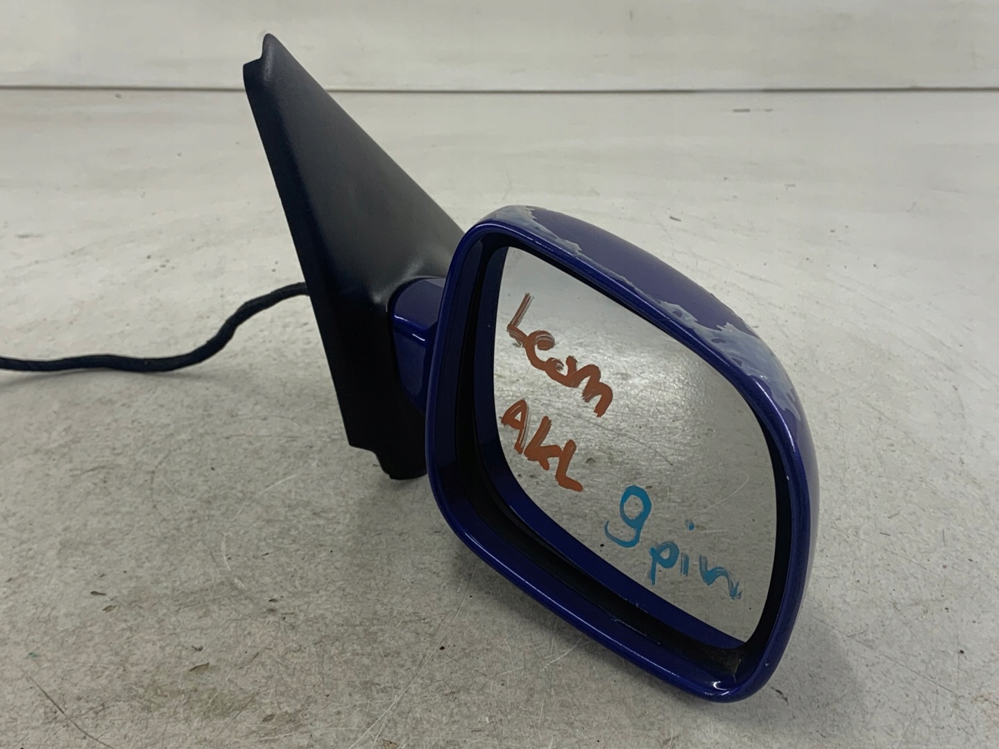 SEAT LEON and TOLEDO II mirror right 9 PIN blue