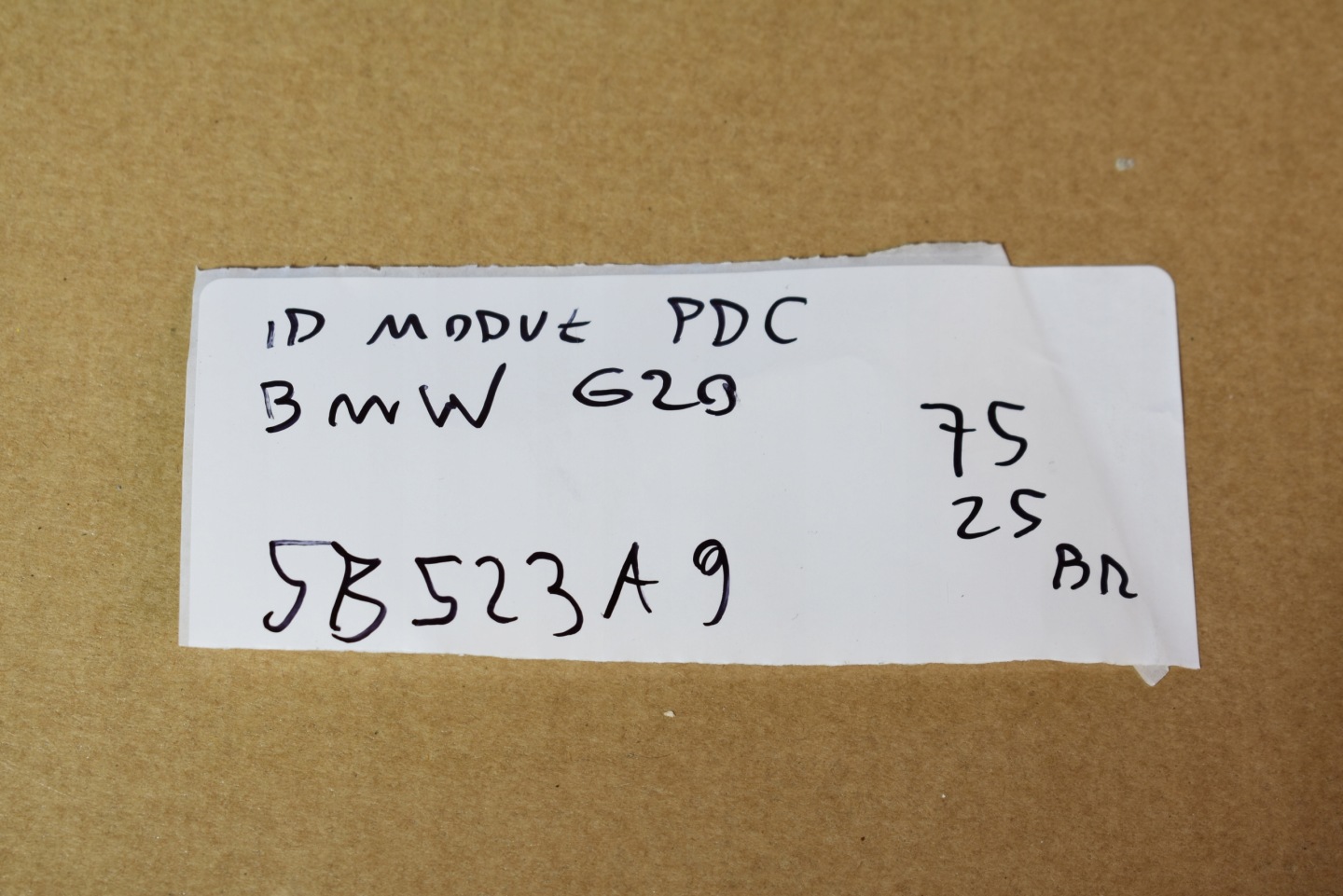 IDEALNY modulo PDC BMW G20 1
