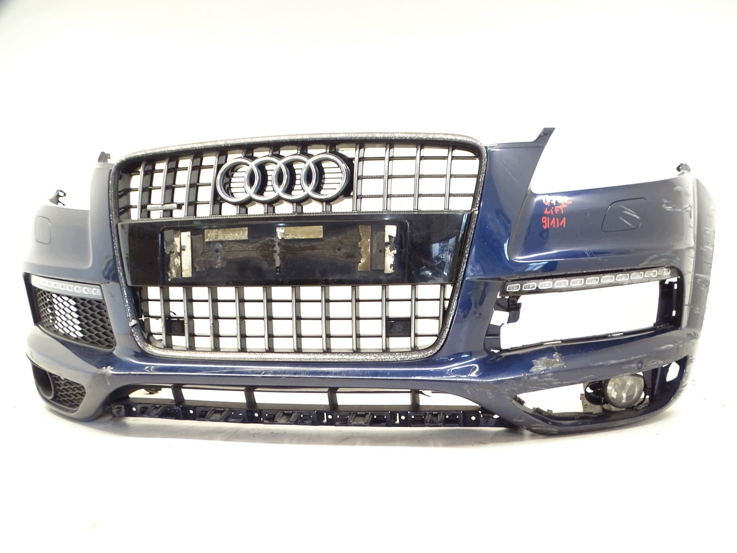 bumper front front AUDI Q7 4L LIFT S-LINE PDC washer