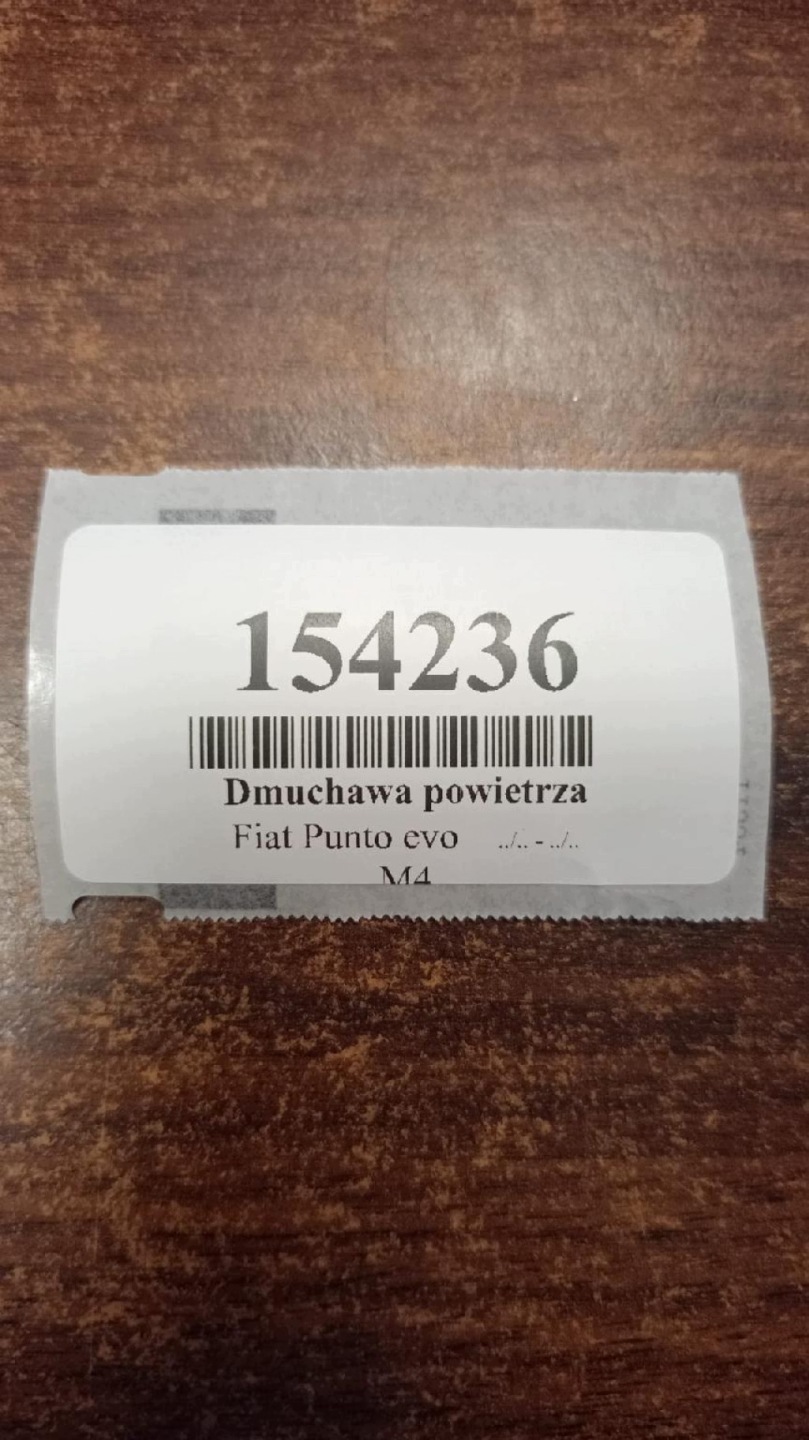 FIAT PUNTO EVO DMUCHAWA luft 164230100