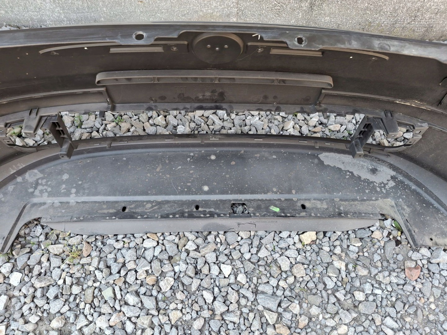 front bumper FIAT 500 2007R-> 2015R below CHROMY