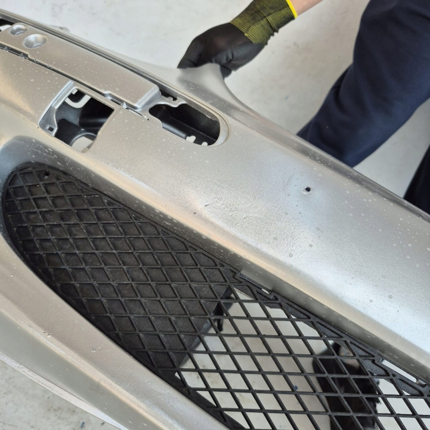MERCEDES SL V 5 R230 01-06 bumper front front washer
