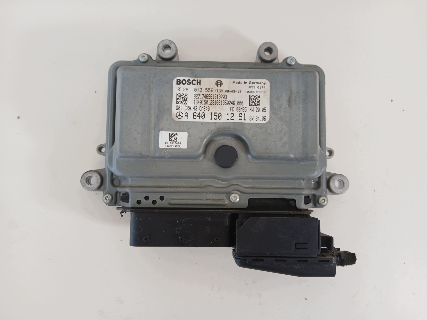 MERCEDES W169 W245 2.0 control unit of the engine A6401501291